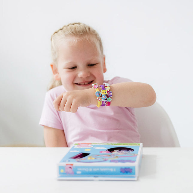 Cómo hacer pulseras de Peppa Pig