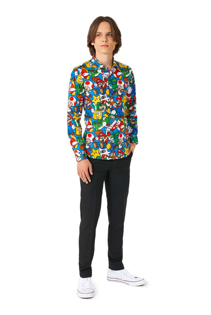 Camiseta Super Mario Niño Adolescente OppoSuits