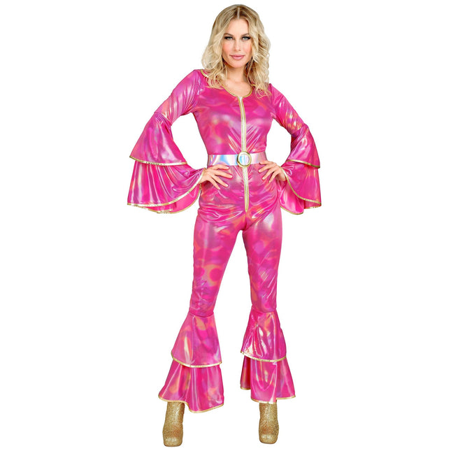 Mono Disco 70S Rosa Mujer