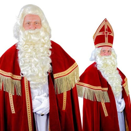 Sinterklaas Barba Kanekalon 55cm 3 piezas