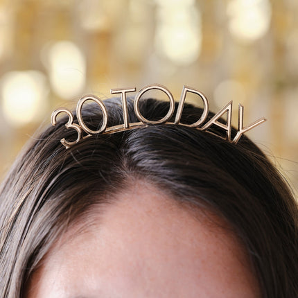 Diadema 30 Años 13cm