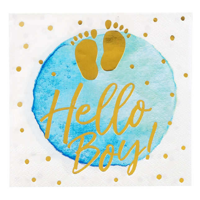 Servilletas Hello Boy Papel 33cm