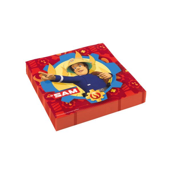 Fireman Sam Servilletas Decoración 33cm 20pcs