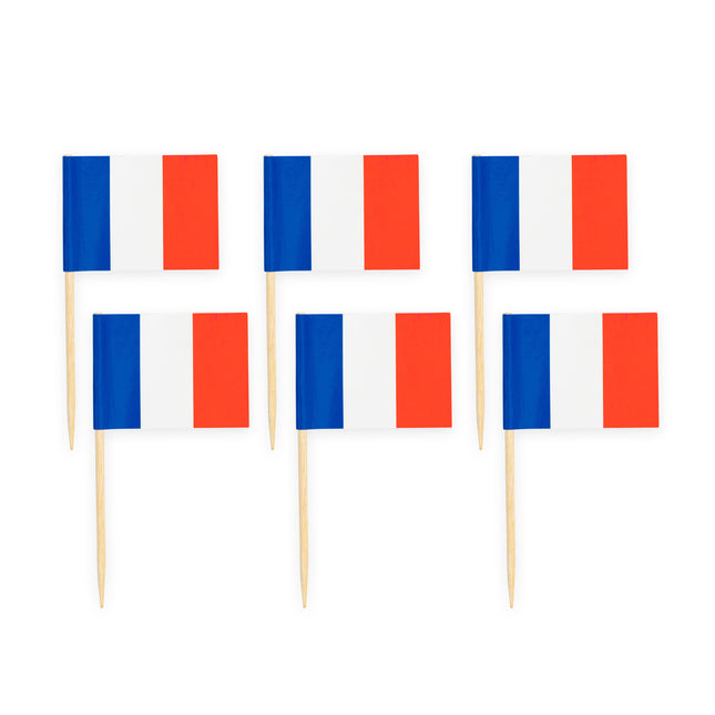 Palillos de cóctel Francia 8cm 50pcs