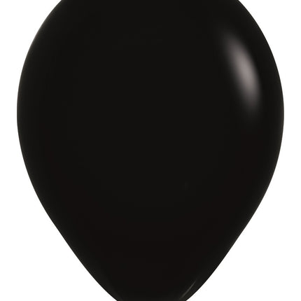 Globos Negro 30cm 12pcs