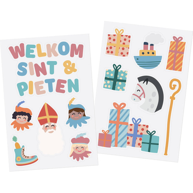 Adhesivos para ventanas Welcome Sint & Pieten