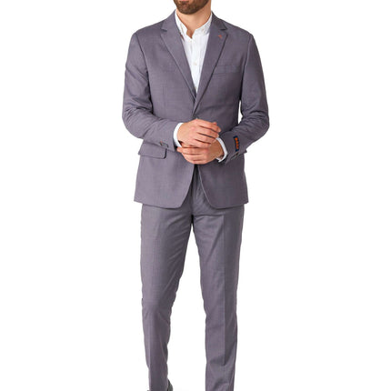 Traje Gris Oscuro Hombre OppoSuits