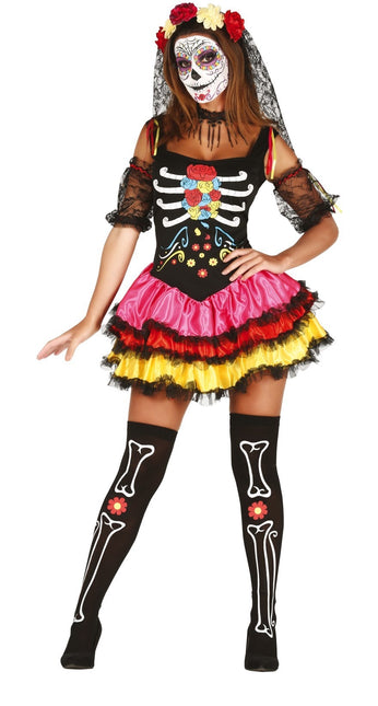 Disfraz de Catrina Halloween Mujer