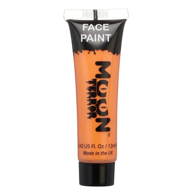 Moon Terror Pintura Facial Halloween Calabaza Naranja 12ml