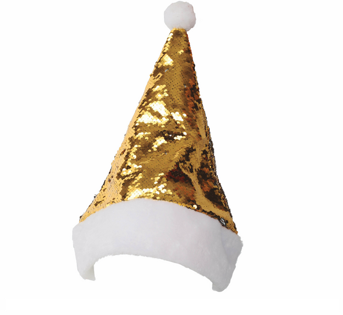 Gorro de Papá Noel Oro