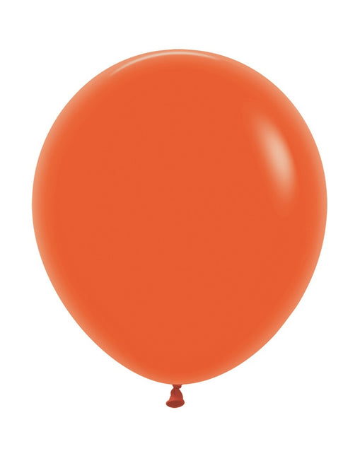 Globos Naranja 45cm 25pcs