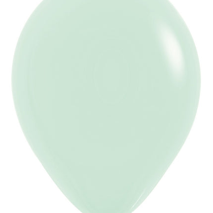 Globos Verde Mate Pastel 30cm 12pcs