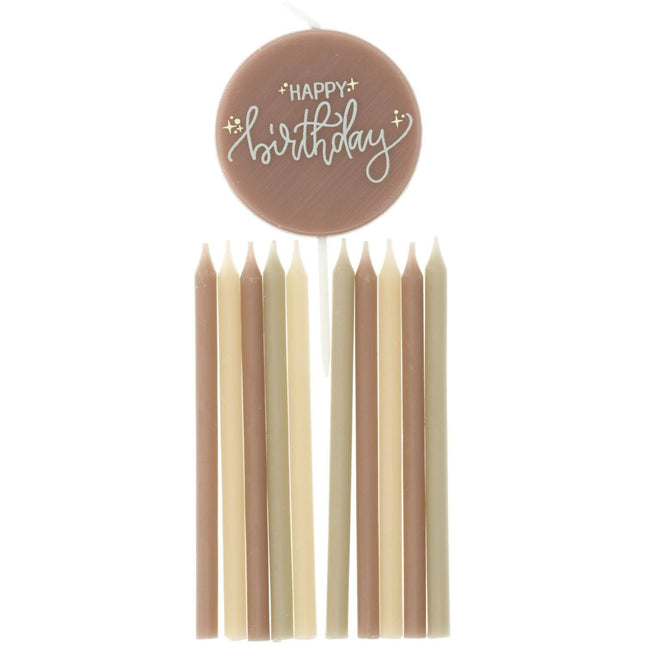 Velas de Feliz Cumpleaños