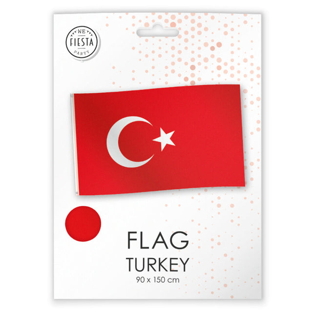 Bandera Turquía 1,5m