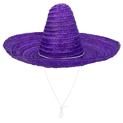 Sombrero morado 49cm