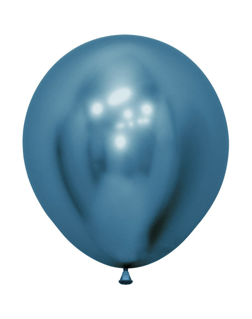 Globos Reflex Azul 45cm 6pcs