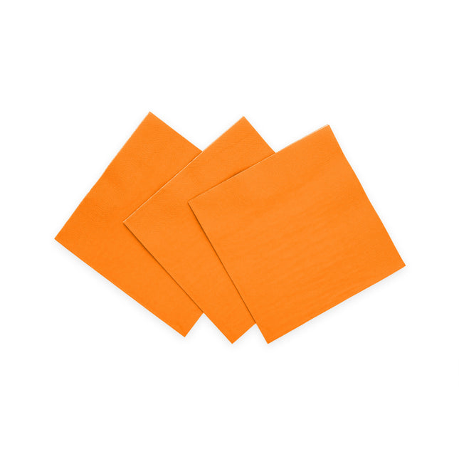 Servilletas Naranja 3 Capas 24cm 20pcs