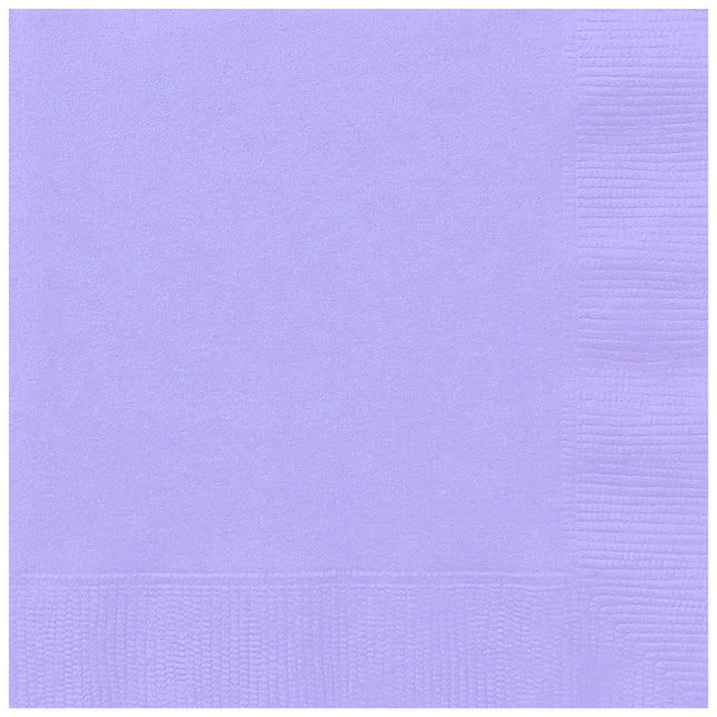 Servilletas Lilas 2 Capas 33cm 20uds.