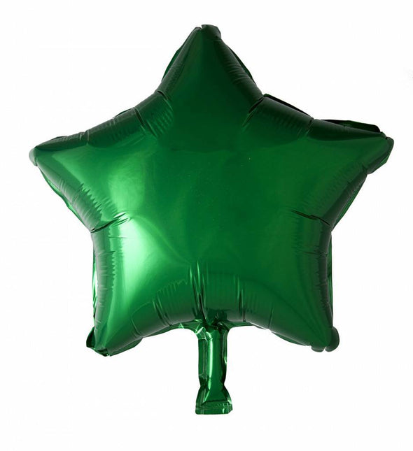 Globo de Helio Estrella Verde 46cm vacío