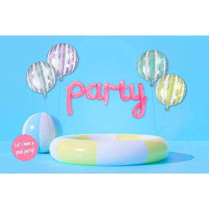 Globos de Helio Set Pool Party 5pcs