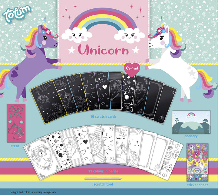 Libro de dibujos de unicornios