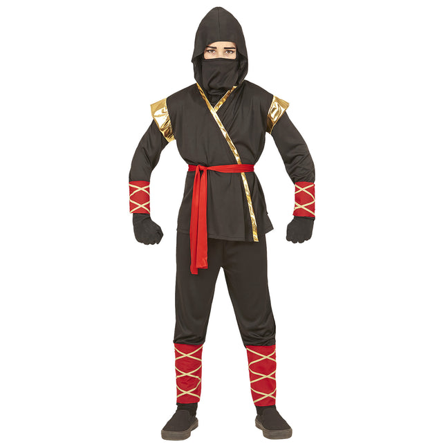 Traje Ninja Niño Negro