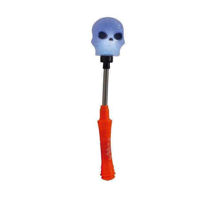 Varita Halloween Calavera Con Luz 24cm