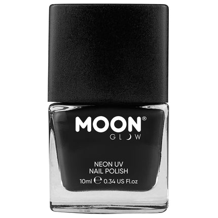 Esmalte de Uñas UV Pastel Neón Negro Resplandor Lunar 14ml