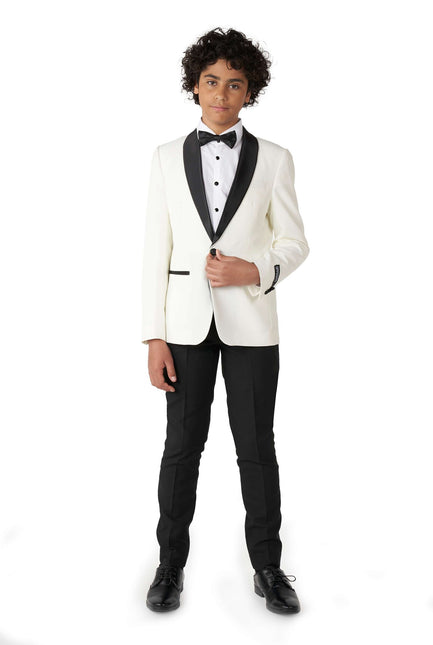 Niño esmoquin blanco Adolescente OppoSuits