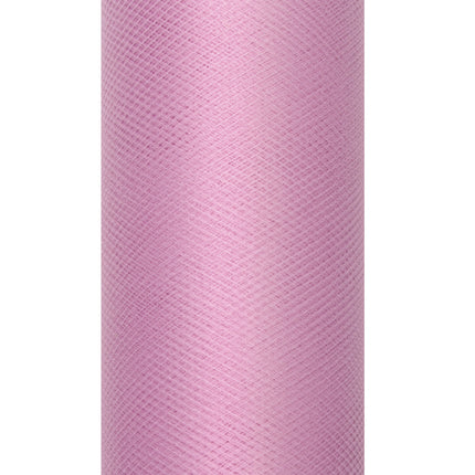 Rollo Tul Pastel Rosa 15cm 9m