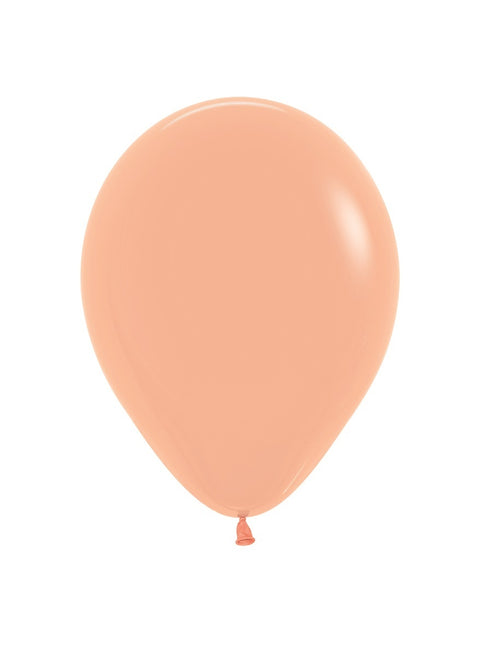 Globos Peach Blush 23cm 50pcs