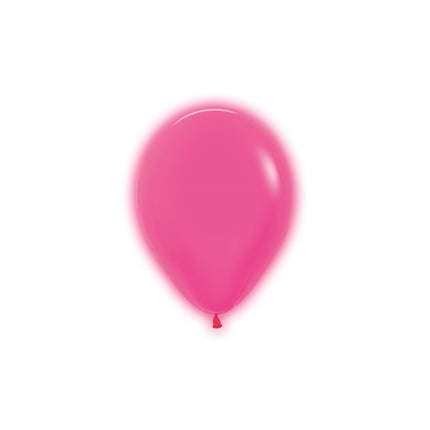 Globos Neón Fucsia 12cm 50pcs