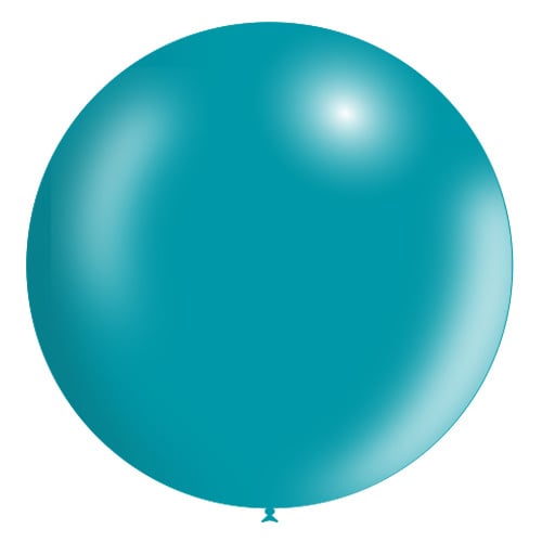 Globo Gigante Turquesa XL Metalizado 91cm