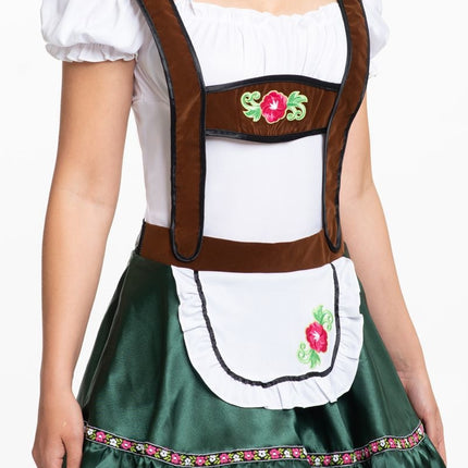 Vestido Dirndl Oktoberfest Flores