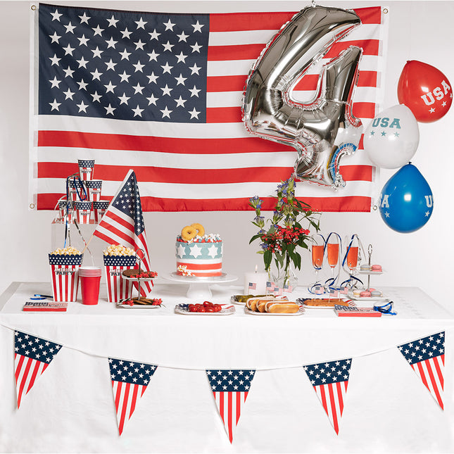 Platos Fiesta Americana Papel 23cm 10pcs