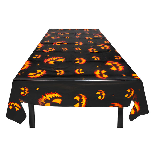 Mantel de Halloween Calabaza espeluznante 1,8m