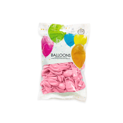 Globos Rosa 13cm 100uds