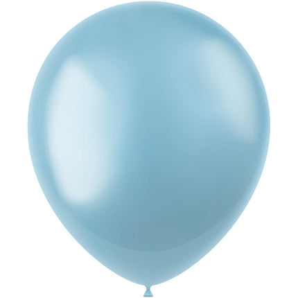 Globos Azul Claro Azul Cielo Metalizado 33cm 10pcs