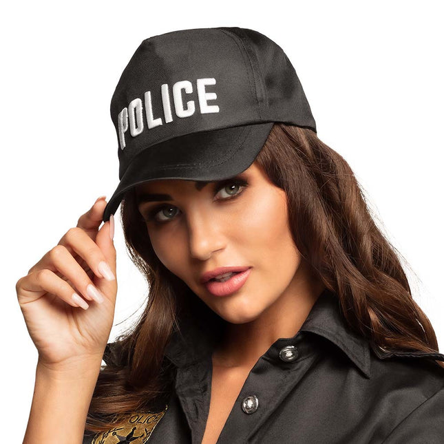 Gorra de policía Police Deluxe