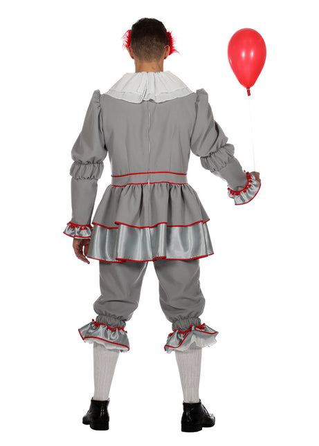 Traje de payaso Gris