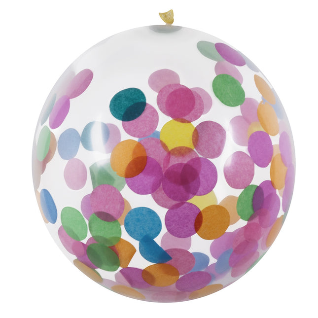 Globos de Colores Confetti 30cm 5pcs