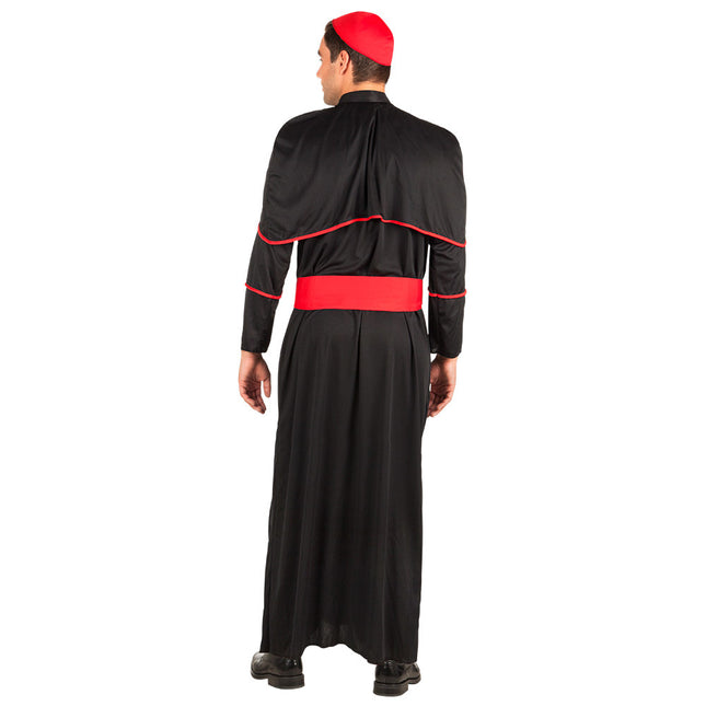 Disfraz de Cardenal Negro M/L