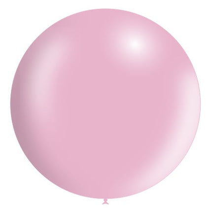 Globo Gigante Rosa Claro XL Metálico 91cm