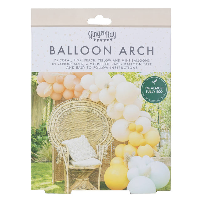 Set DIY Arco de Globo Pastel Nude