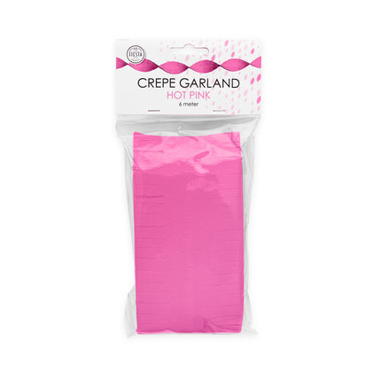 Guirnaldas Fucsia Crepé 6m