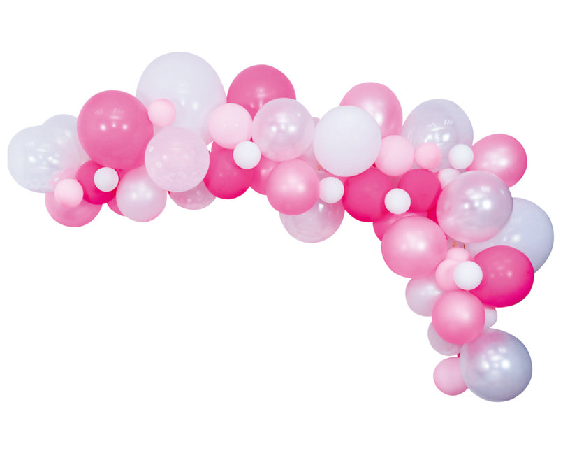 Arco de Globo Casero Set Rosa 4m