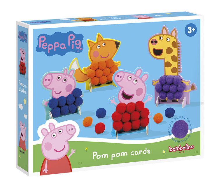 Pasta para pompones Peppa Pig