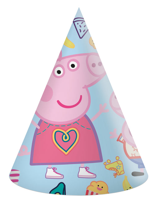 Peppa Pig Sombreros de fiesta 6pcs