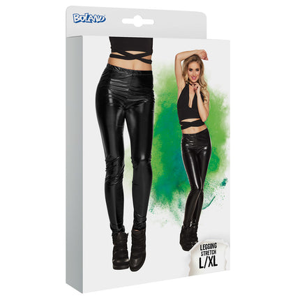 Legging negro metalizado L-XL