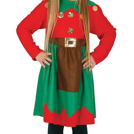 Vestido de Navidad Duende Niña